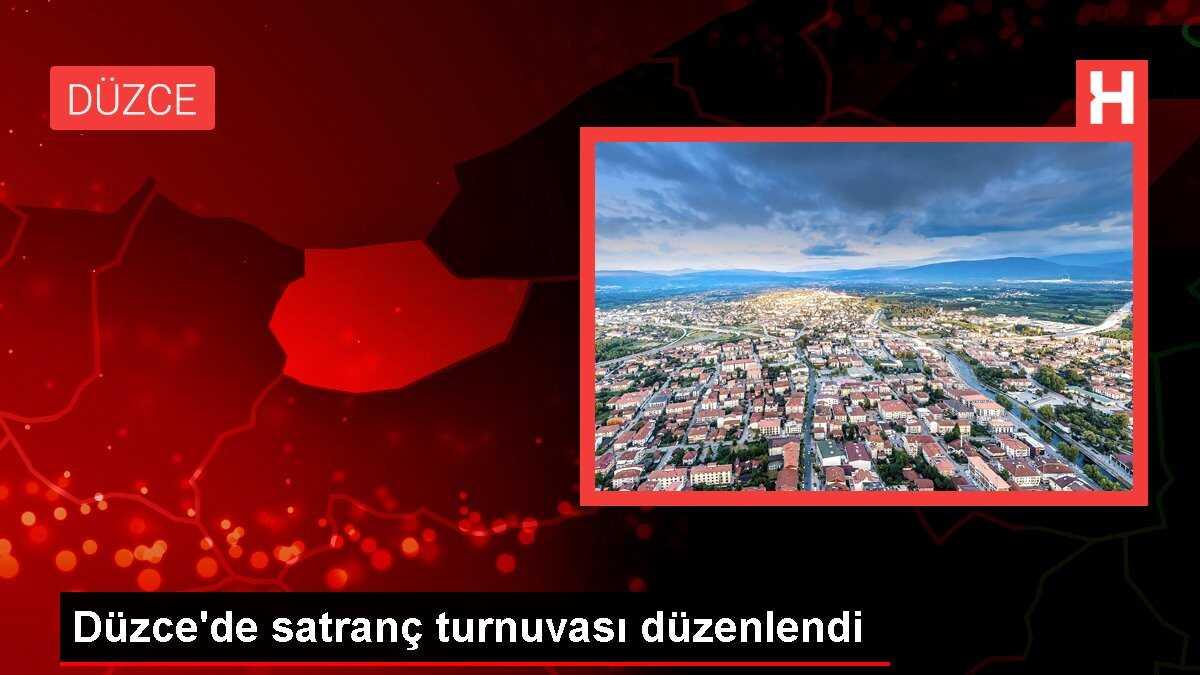 Düzce'de 23 Nisan Satranç Turnuvası Sona Erdi