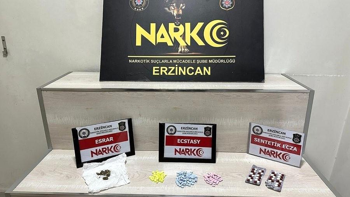 Erzincan\'da Narkotik Operasyonu: 4 Kişi Tutuklandı