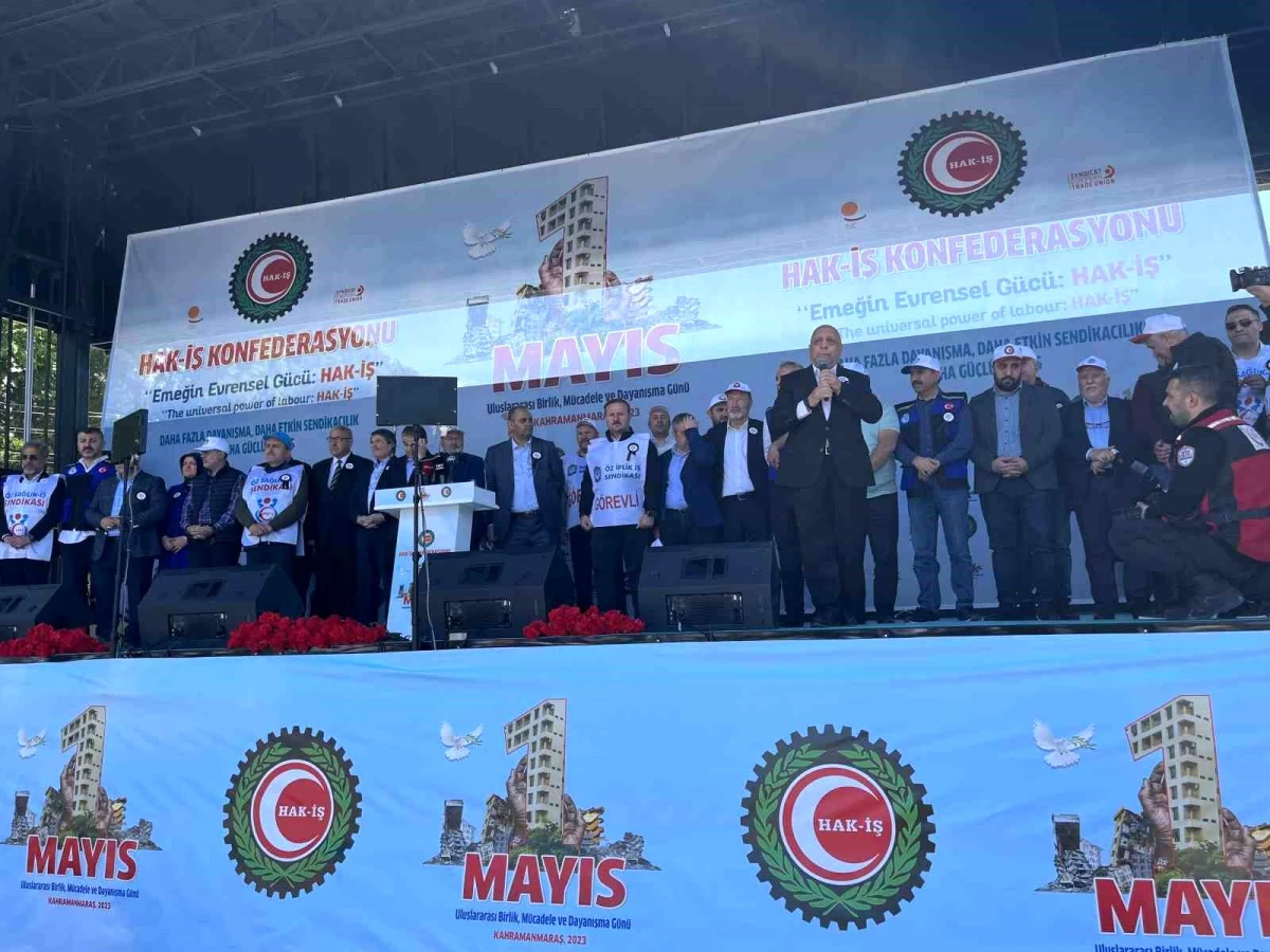 HAK-İŞ Genel Başkanı Arslan Kahramanmaraş\'ta konuştu