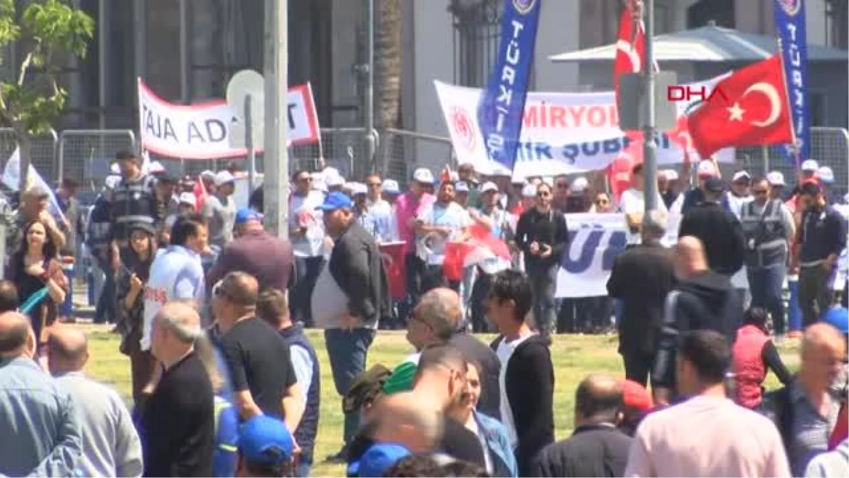 İzmir\'de 1 Mayıs kutlamaları geniş güvenlik önlemleri altında gerçekleşti