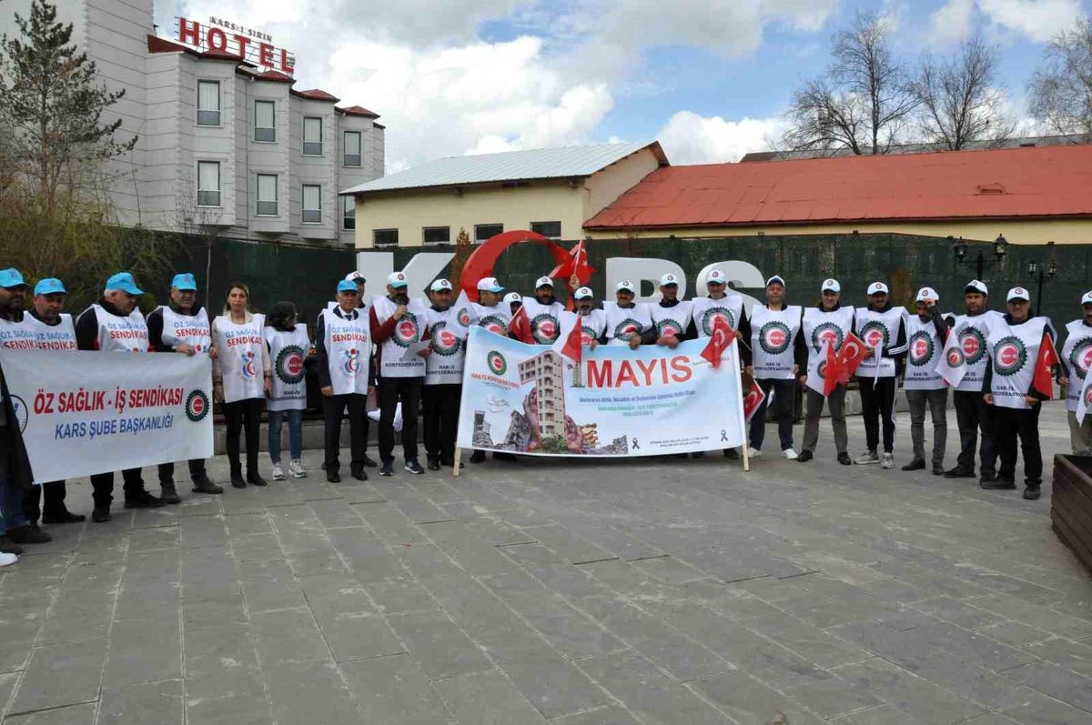 Kars\'ta HAK-İŞ\'ten 1 Mayıs açıklaması