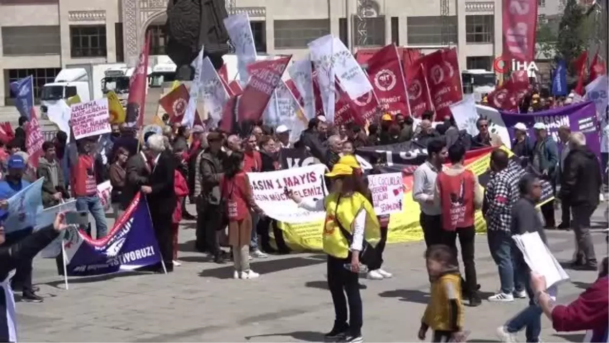Konya'da 1 Mayıs İşçi ve Emekçiler Bayramı kutlamaları