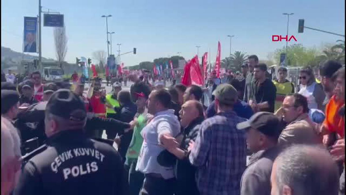 Maltepe\'de 1 Mayıs kutlamaları öncesi polis ile göstericiler arasında arbede yaşandı