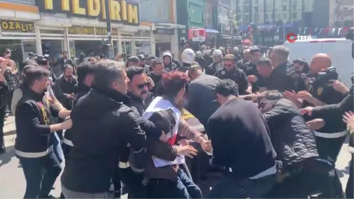 Şişli\'den Taksim\'e yürümek isteyenlere polis müdahalesi
