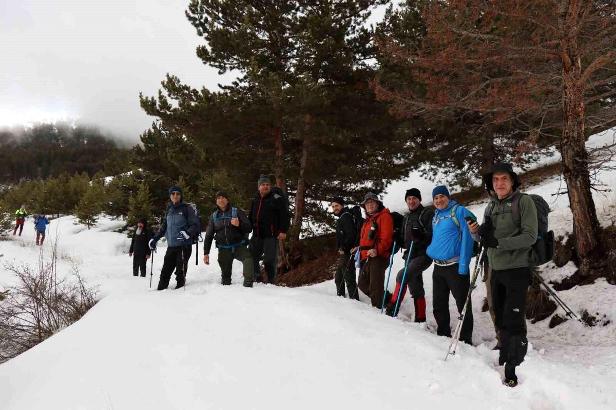 Trekkingçiler Kış Mevsimiyle Yürüyüşlerini Tamamladı