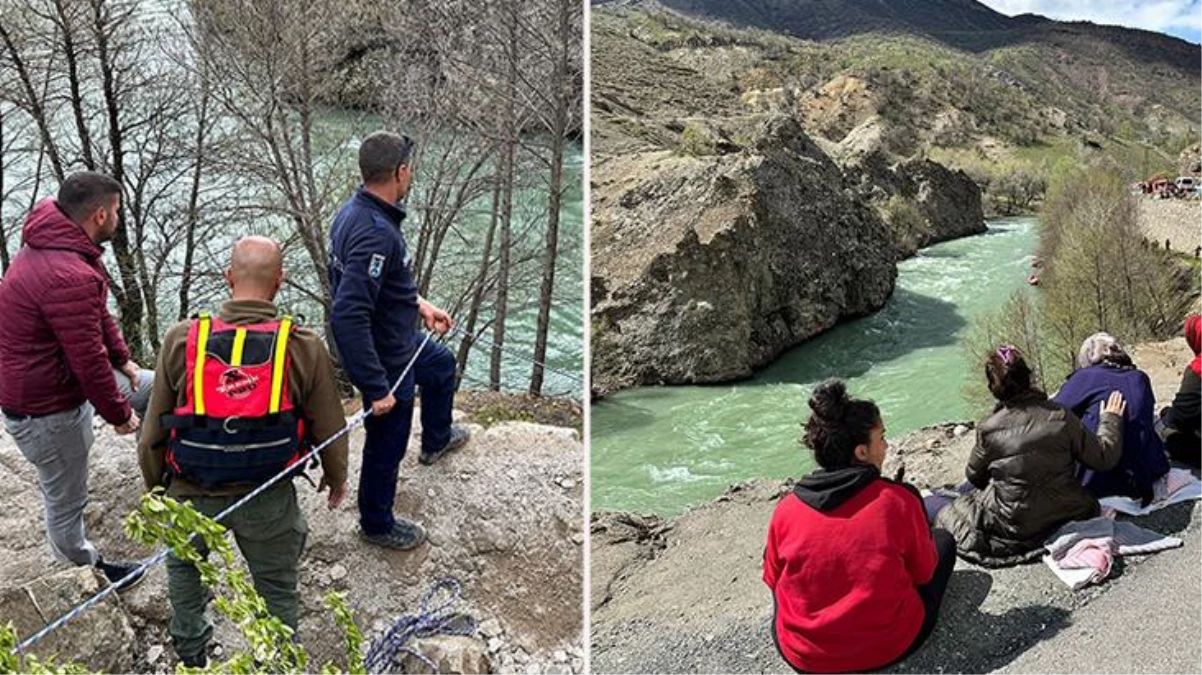 Tunceli\'de kaybolan 3 kişinin aracı su altında bulundu