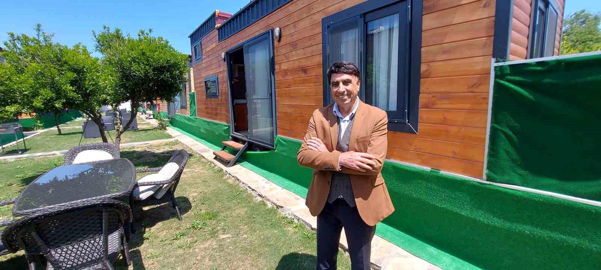Bodrum\'da Tiny House Konseptindeki Otel İlgi Odağı Oldu