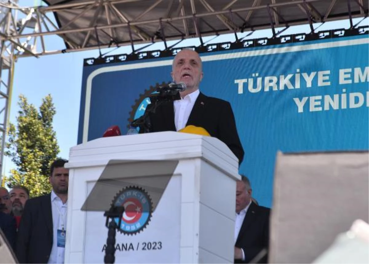 TÜRK-İŞ Genel Başkanı Ergün Atalay: Asgari ücrette vergiyi sabitlemek gerekiyor