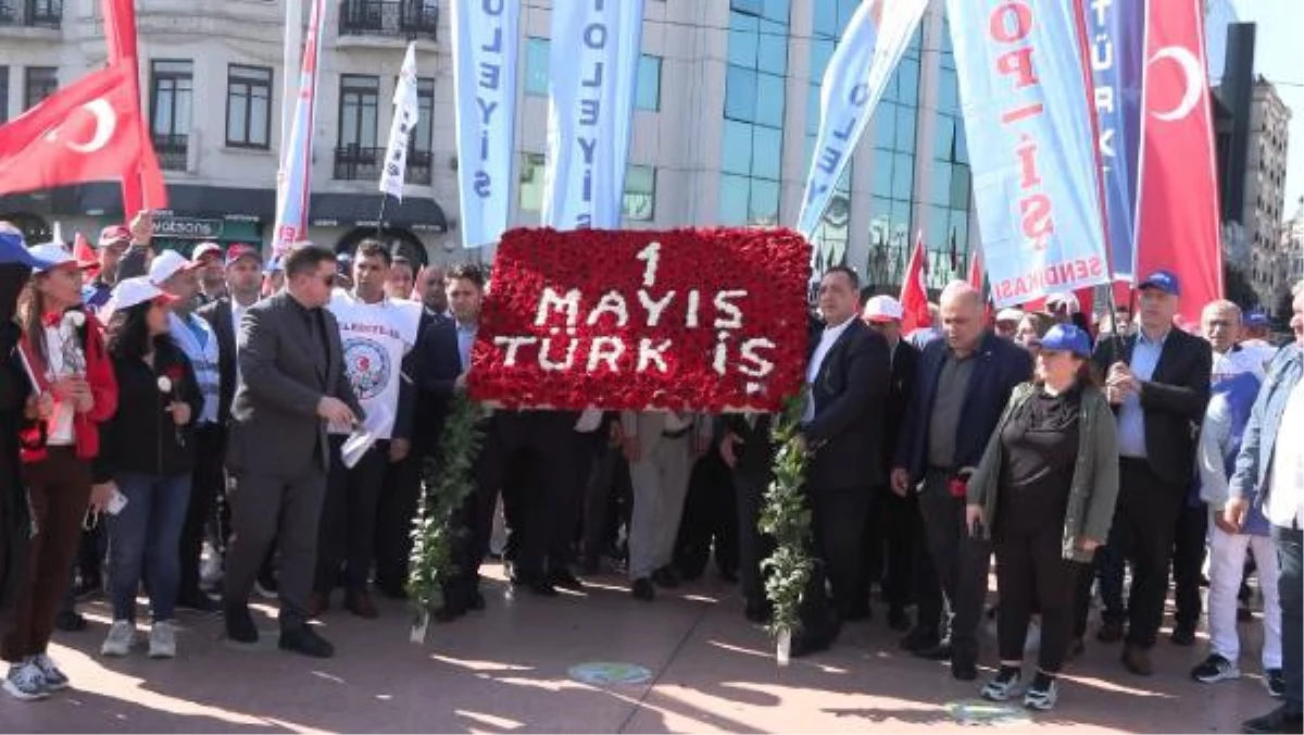 TÜRK-İŞ ve SİME-SEN 1 Mayıs\'ta Taksim\'de