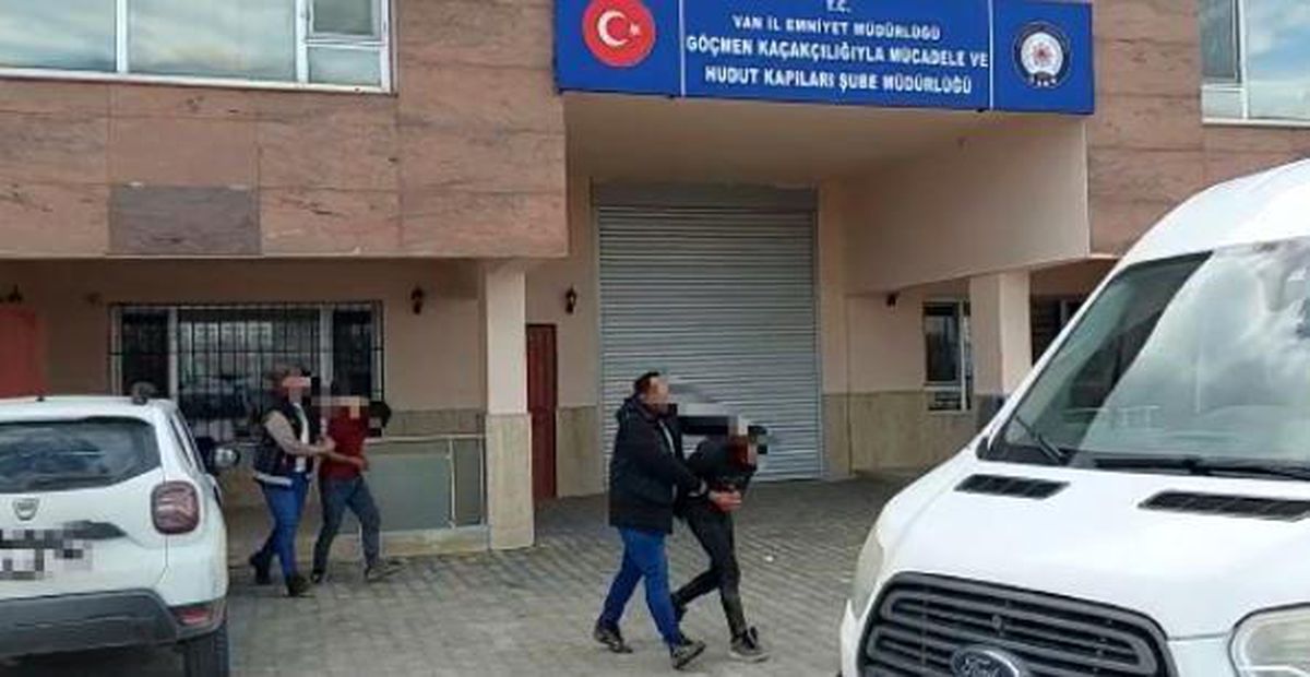 Van\'da Göçmen Kaçakçılığı ve İnsan Ticareti Operasyonu: 2 Tutuklama