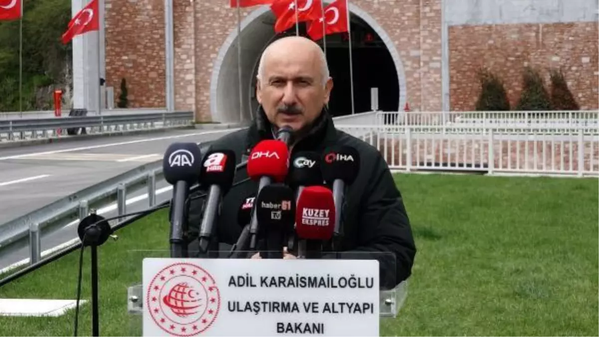 Ulaştırma Bakanı Karaismailoğlu: Zigana Tüneli yıllık 272 milyon TL tasarruf sağlayacak