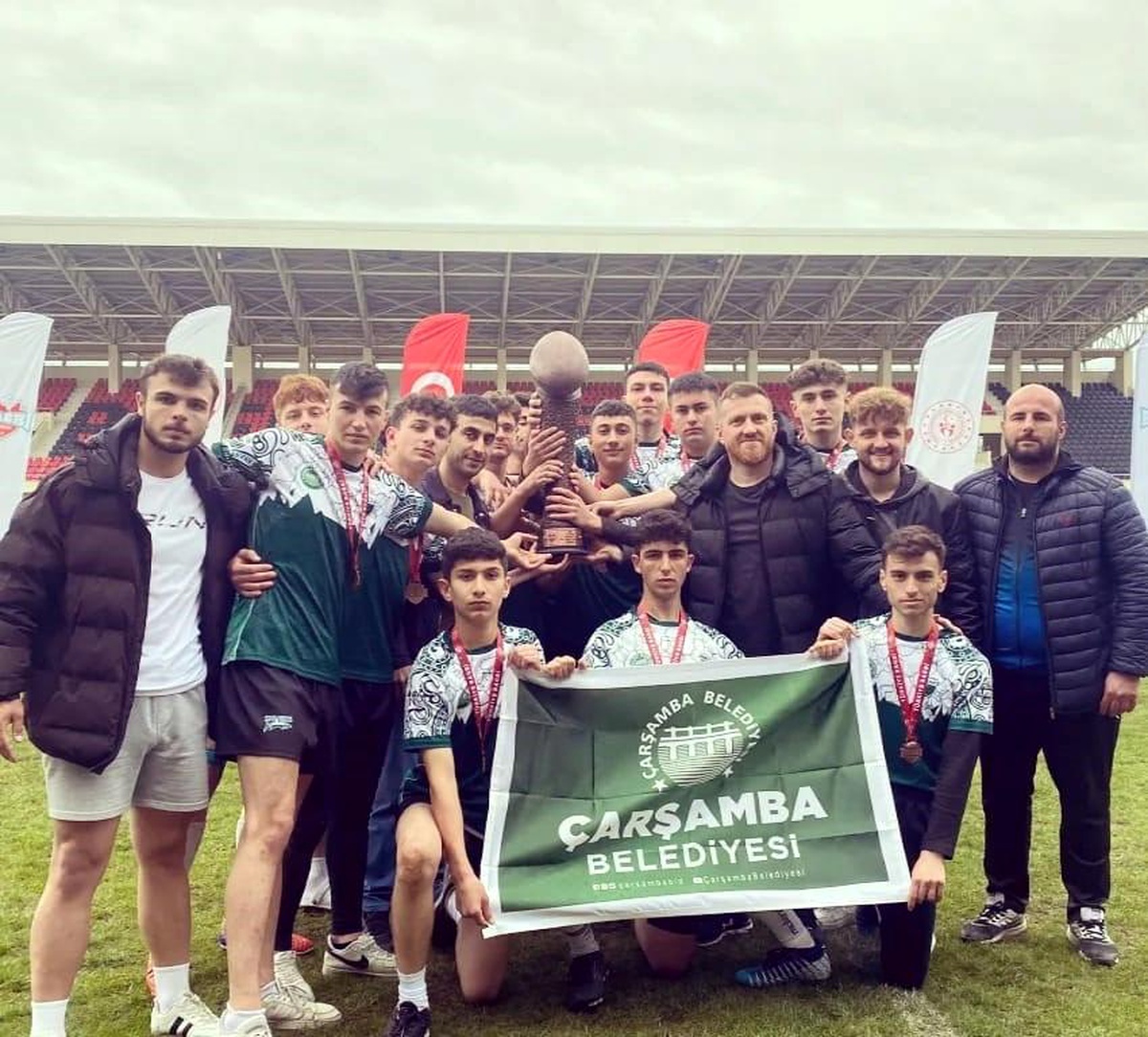 Çarşamba Belediye Spor Kulübü\'nün ragbi başarısı