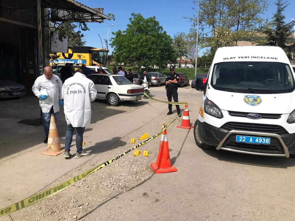 Edirne\'de Eski Koca Yeni Kocayı Kurşun Yağmuruna Tuttu