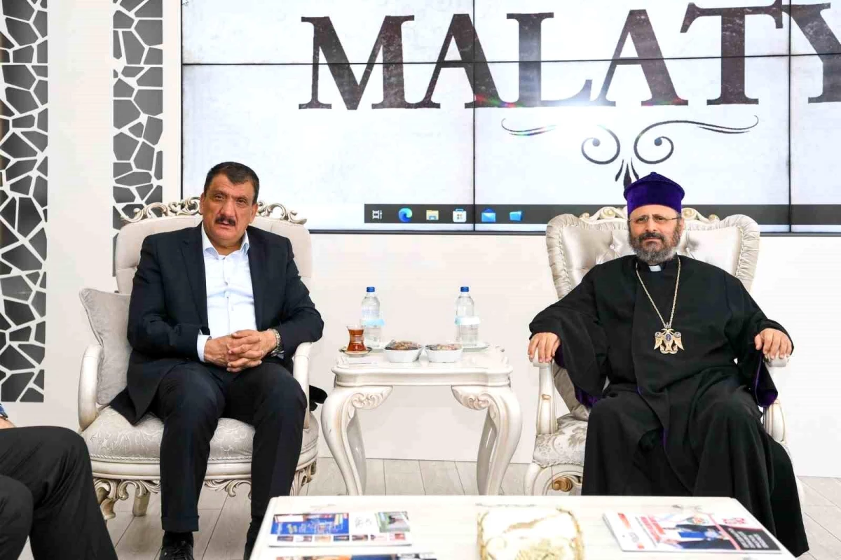 Malatya Büyükşehir Belediye Başkanı Gürkan, Türkiye Ermeni Patriği Maşalyan\'ı Kabul Etti
