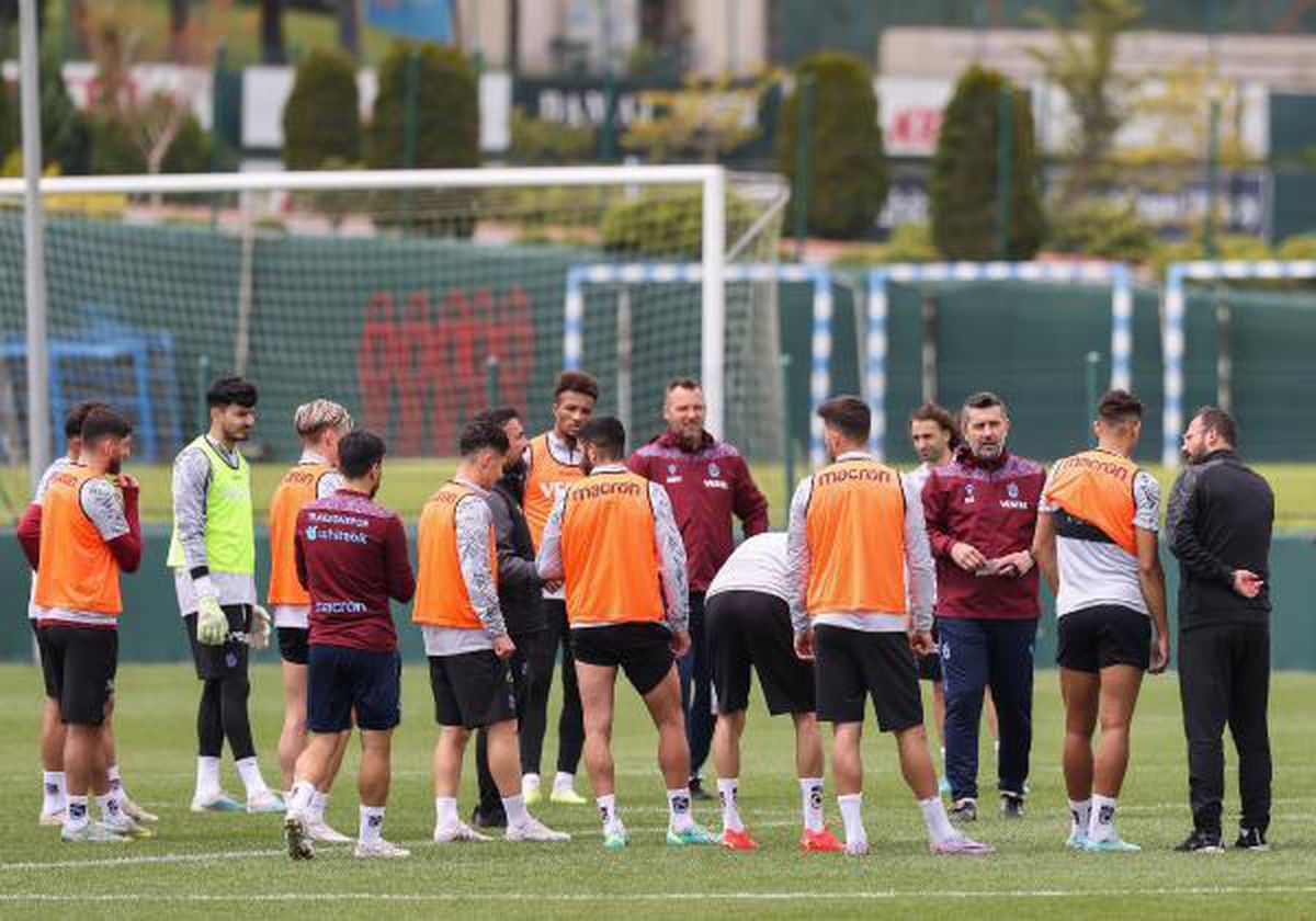 Trabzonspor MKE Ankaragücü maçı hazırlıklarını sürdürdü