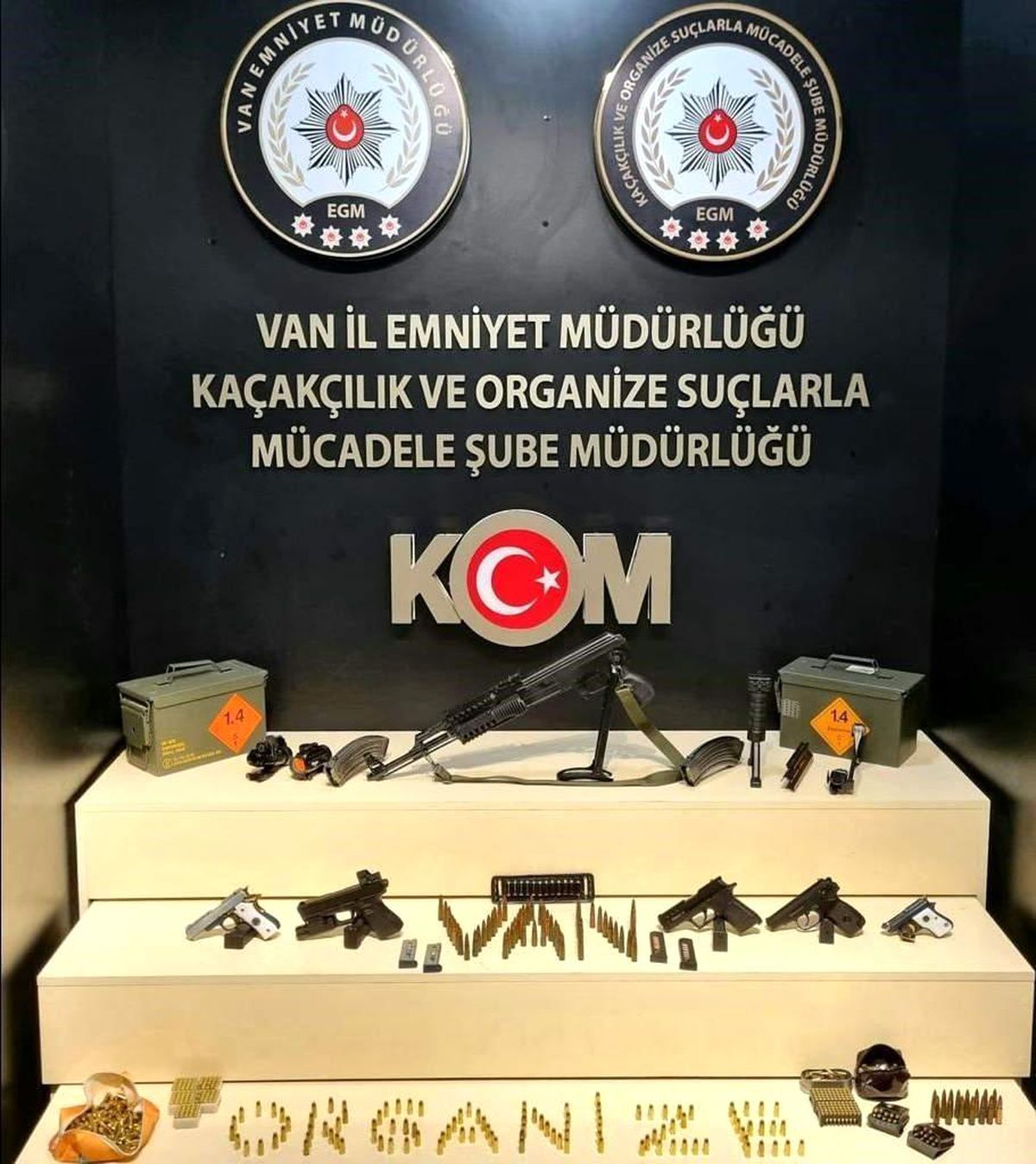 Van\'da Silah ve Mühimmat Operasyonu: 1 Tutuklama
