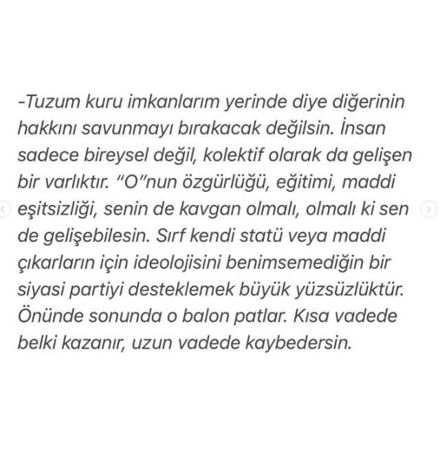 Volkan Demirel'in eşi Zeynep Sever Demirel'den dikkat çeken seçim paylaşımı: Kime oy vereceğini sen bilirsin