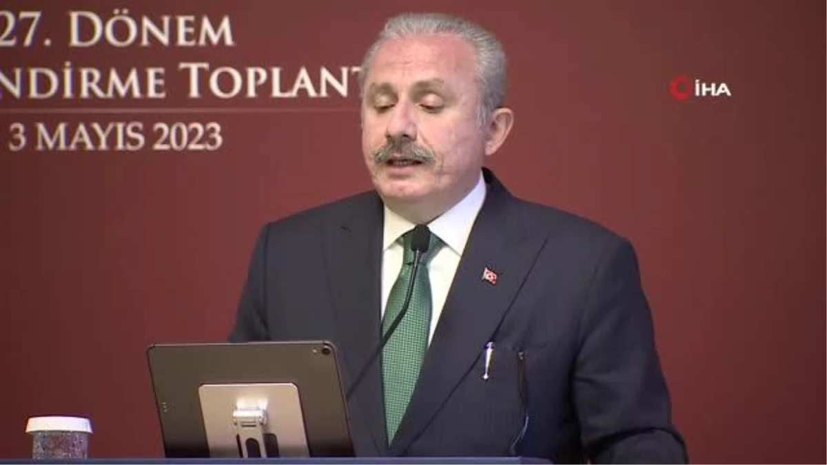 (ANKARA TBMM Başkanı Şentop: "Türkiye kuşatılmaya müsaade etmeyecek"