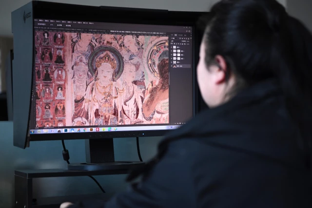 Çin'de Mogao Mağaraları'ndaki Kültürel Eserlerin Korunmasında Dijital Teknoloji Kullanılıyor