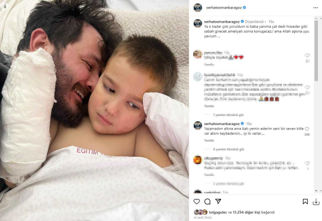 Fenomen yazar Pucca, 3. kattan düşen oğlunun ameliyat sonrası halini paylaştı