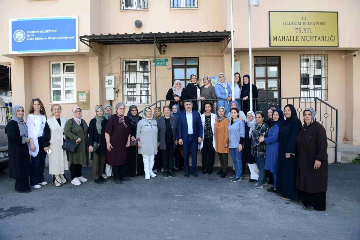 Yıldırım Belediyesi Kadınların Ekonomik Güçlenmesine Destek Veriyor