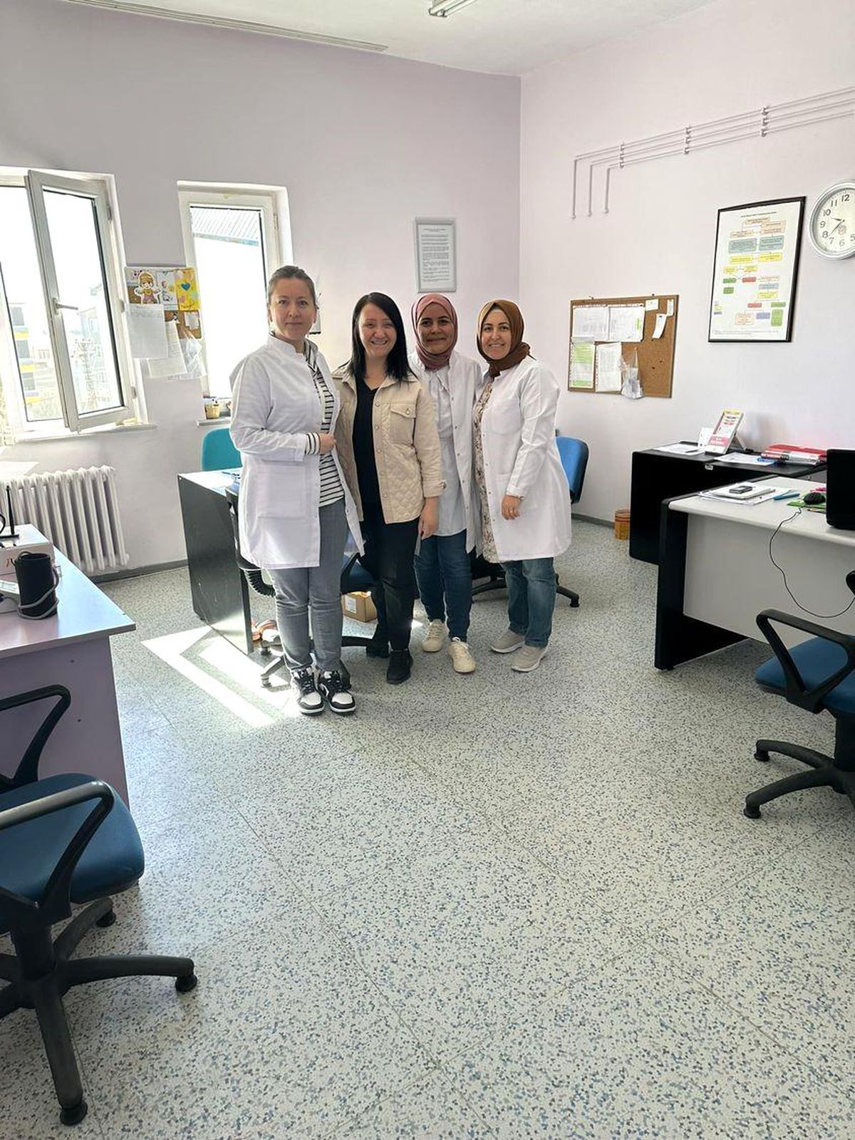 Pazaryeri Belediye Başkanı Zekiye Tekin Hastane Personeli ile Bir Araya Geldi
