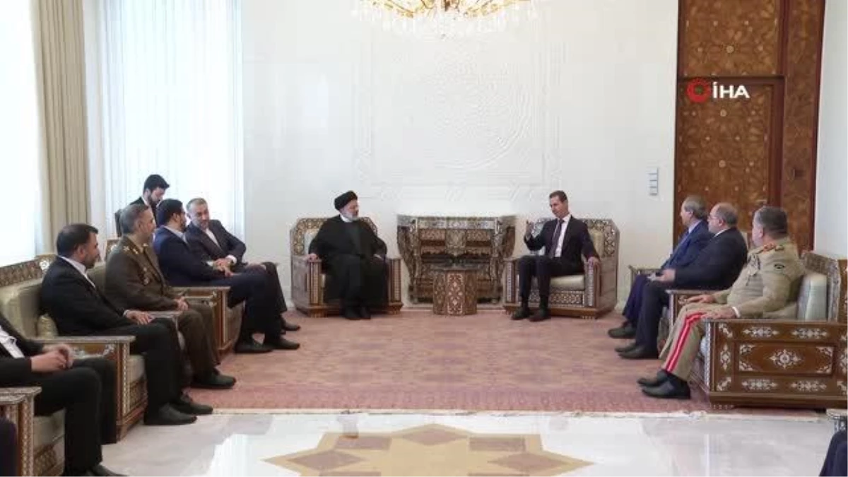 İran\'dan Suriye\'ye 13 yıl sonra ilk üst düzey ziyaretİran Cumhurbaşkanı Reisi, Beşar Esad ile görüştü