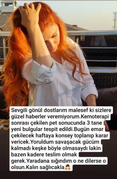 Kanserle mücadele eden şarkıcı Hülya Bozkaya'ya sevenlerinden destek yağıyor