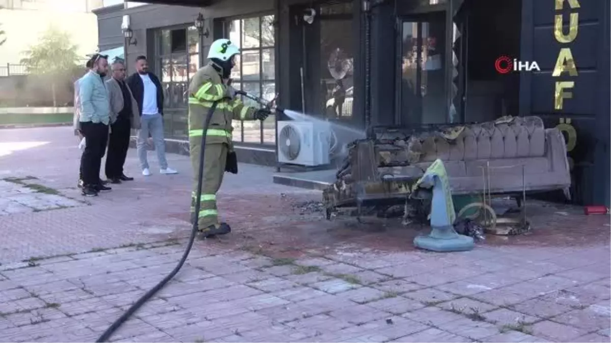 Kırıkkale\'de Kuaför Dükkanında Yangın