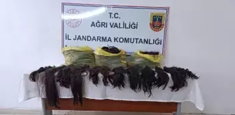 Ağrı'da 1,5 Milyon Liralık İnsan Saçı Ele Geçirildi