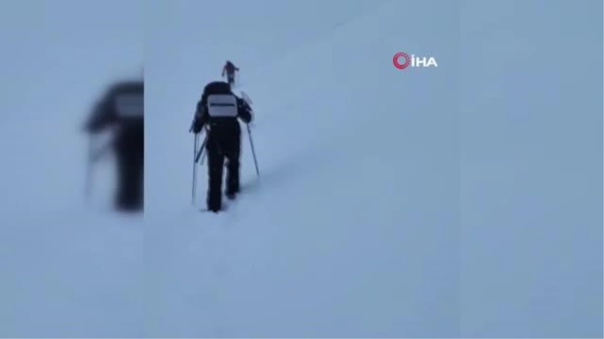 Rus dağcılar Süphan Dağına zirve yapmadan dönmek zorunda kaldı