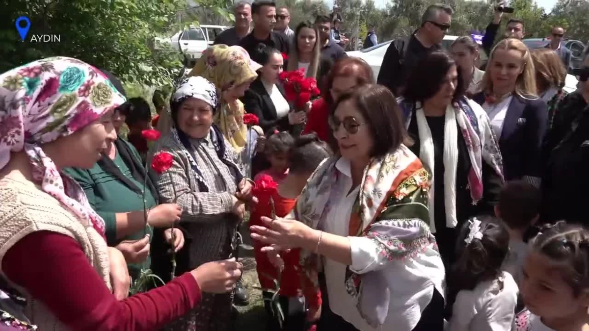 Selvi Kılıçdaroğlu Aydın\'da Üretici Kadınları Ziyaret Etti
