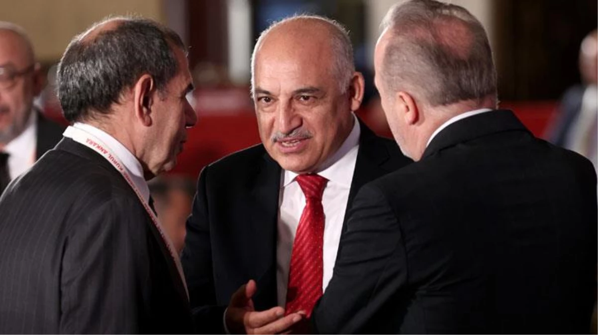 Galatasaray Başkanı Dursun Özbek TFF Başkanı Büyükekşi ile görüştü