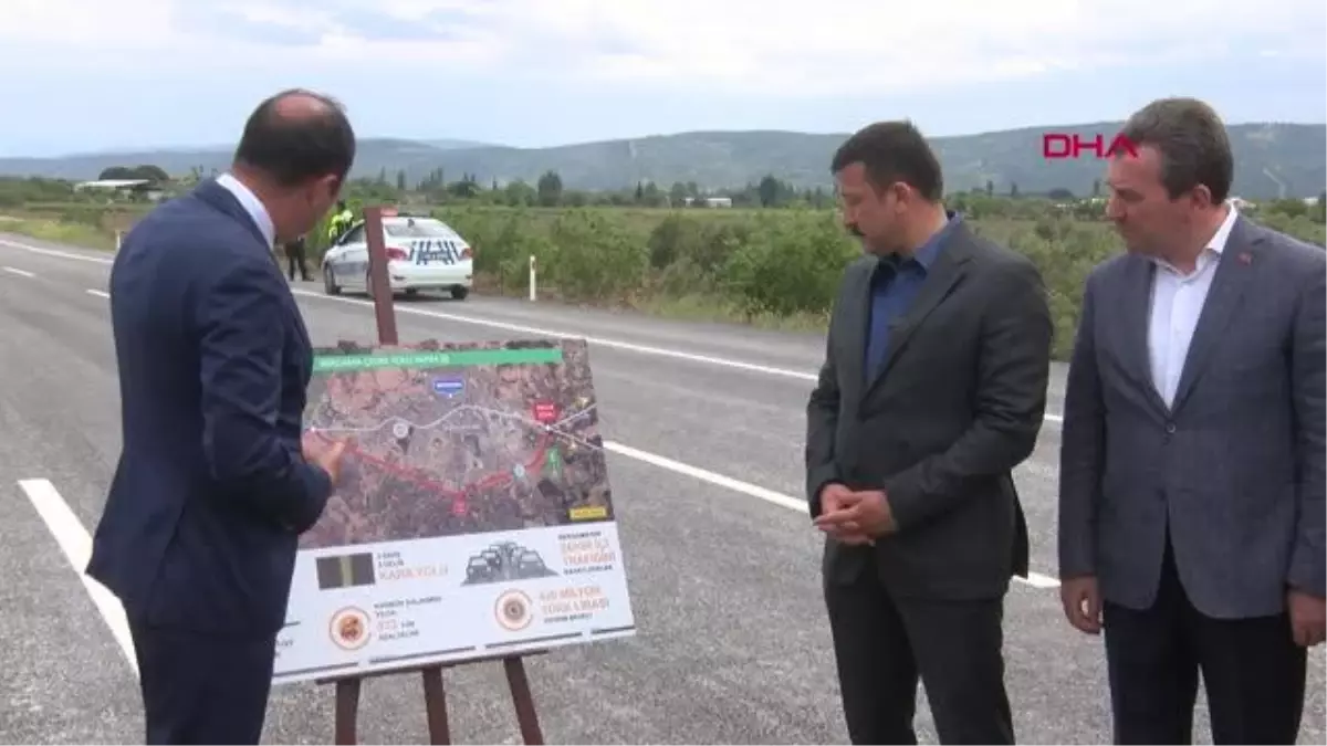 AK Parti Genel Başkan Yardımcısı Hamza Dağ, Bergama Çevre Yolunda İncelemelerde Bulundu