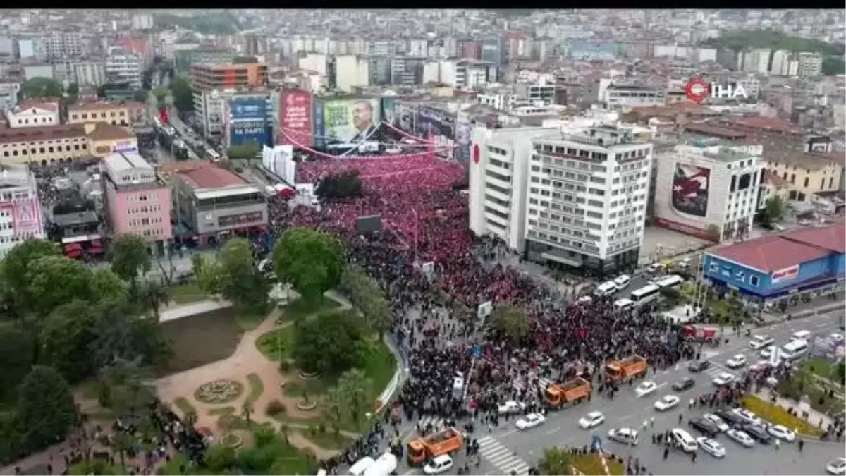 Cumhurbaşkanı Erdoğan: "Milli Mücadele\'ye öncülük eden Samsun, Türkiye Yüzyılı\'nın da sancaktarı olacaktır"