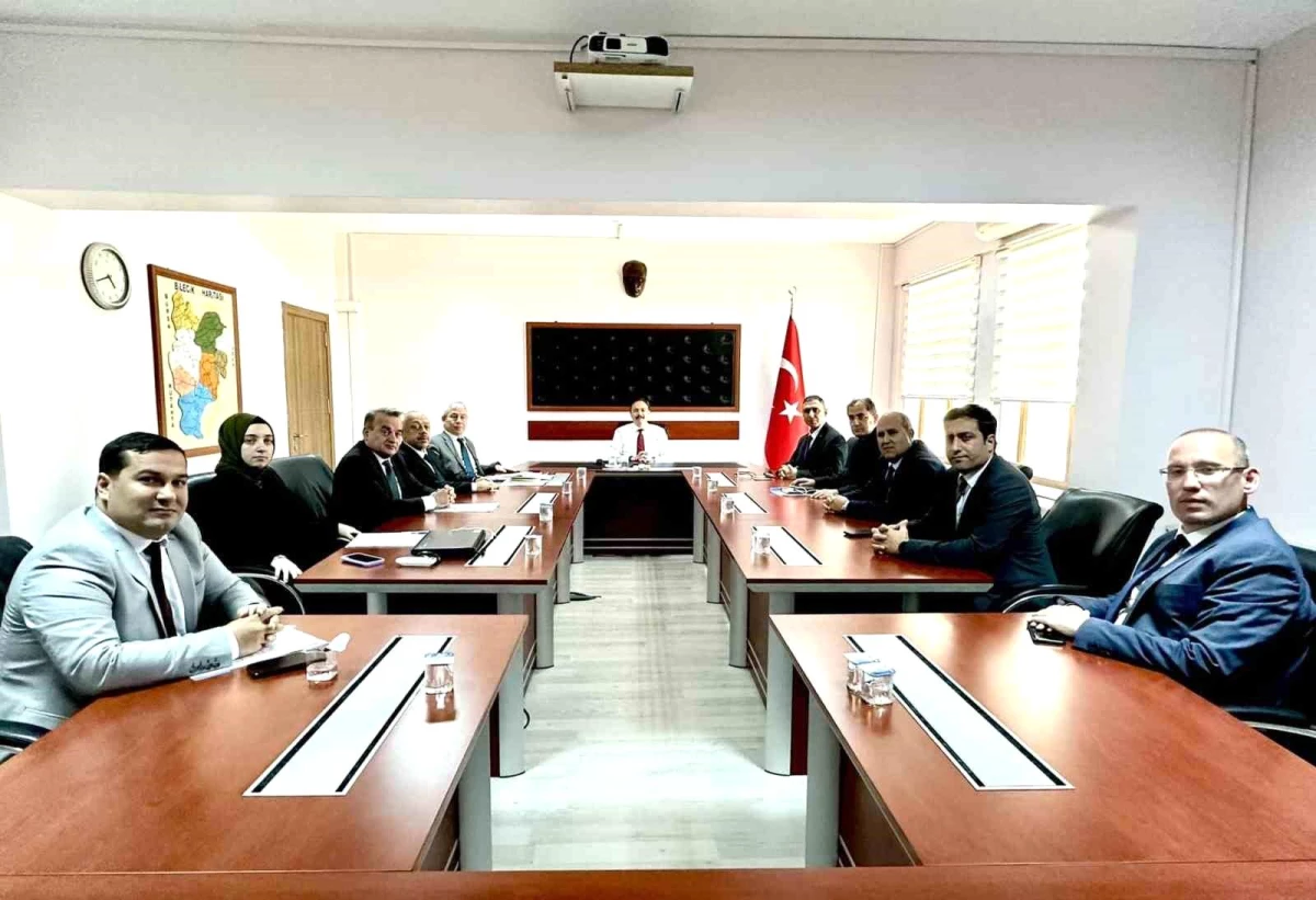 Bilecik Valisi Dr. Kemal Kızılkaya Başkanlığında Değerlendirme Toplantısı Yapıldı