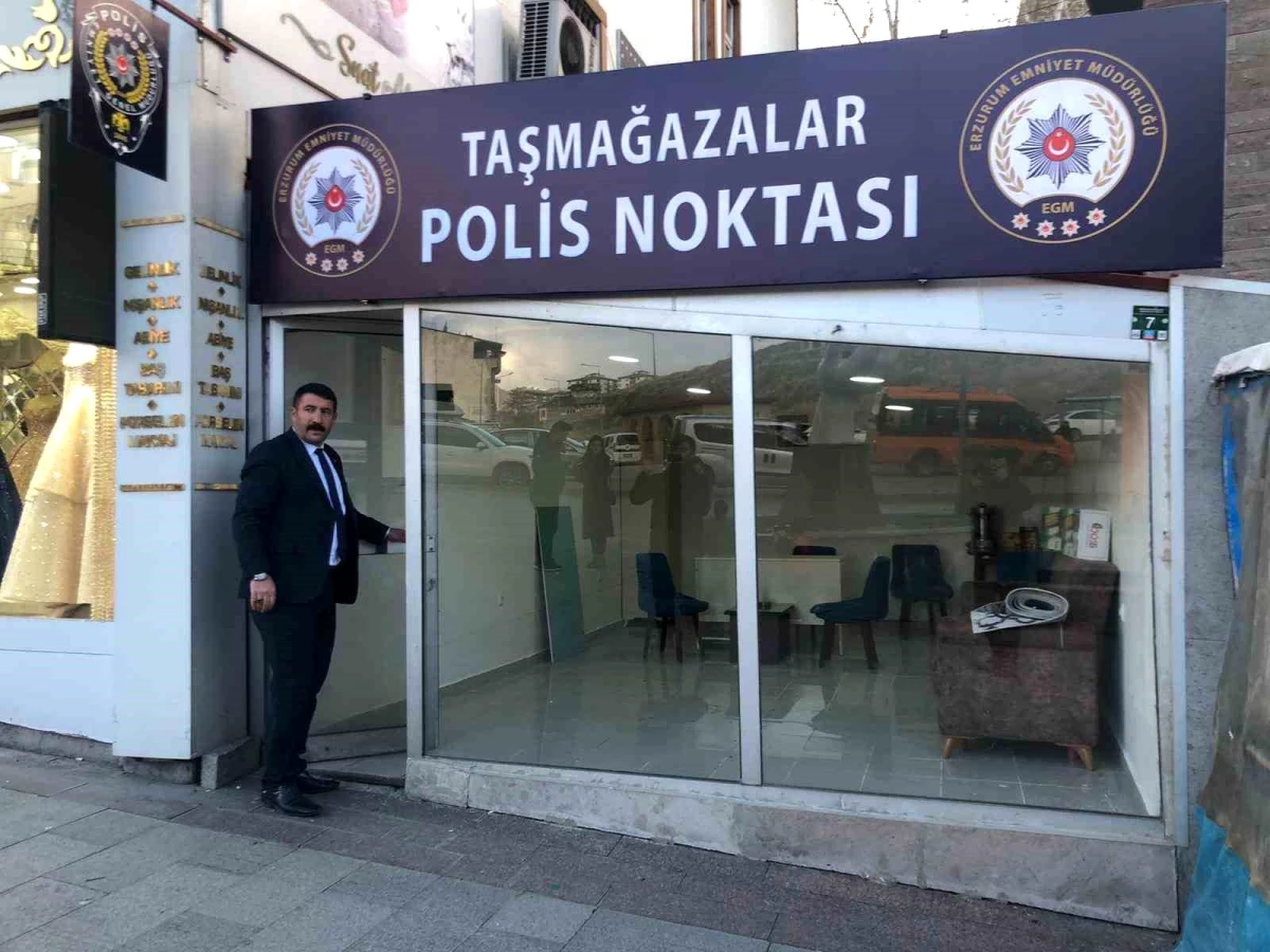Erzurum\'da Kuyumcu Soygunlarına Karşı Polis Noktası Oluşturuldu
