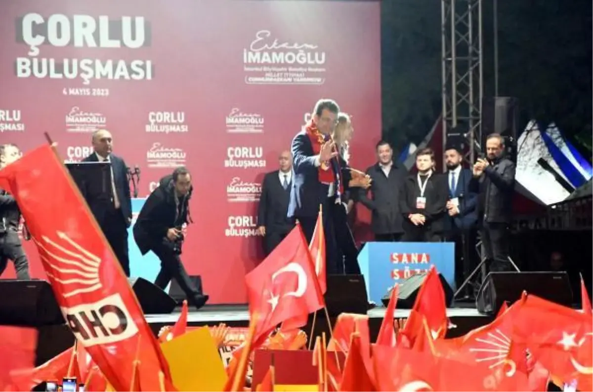 İmamoğlu: Vatan, bayrak namustur, milletin onuru namustur