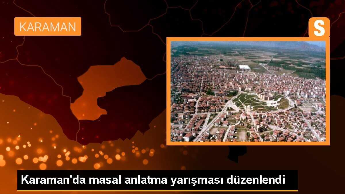 Karaman\'da Bir Varmış Bir Yokmuş Masal Anlatma Yarışması Finali Yapıldı