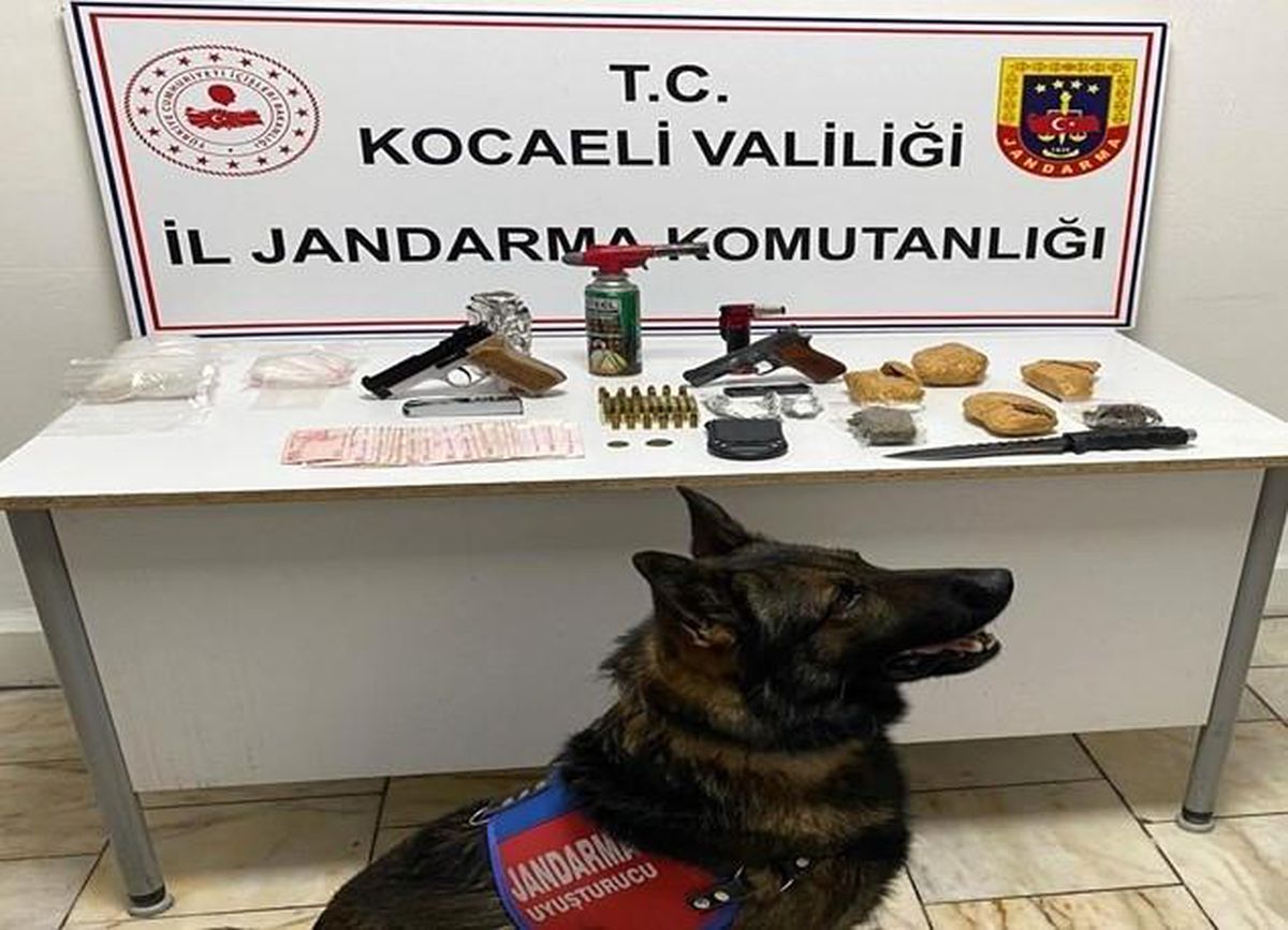 Kocaeli\'de Uyuşturucu Operasyonu: 500 Gram Esrar ve 10 Gram Metamfetamin Ele Geçirildi