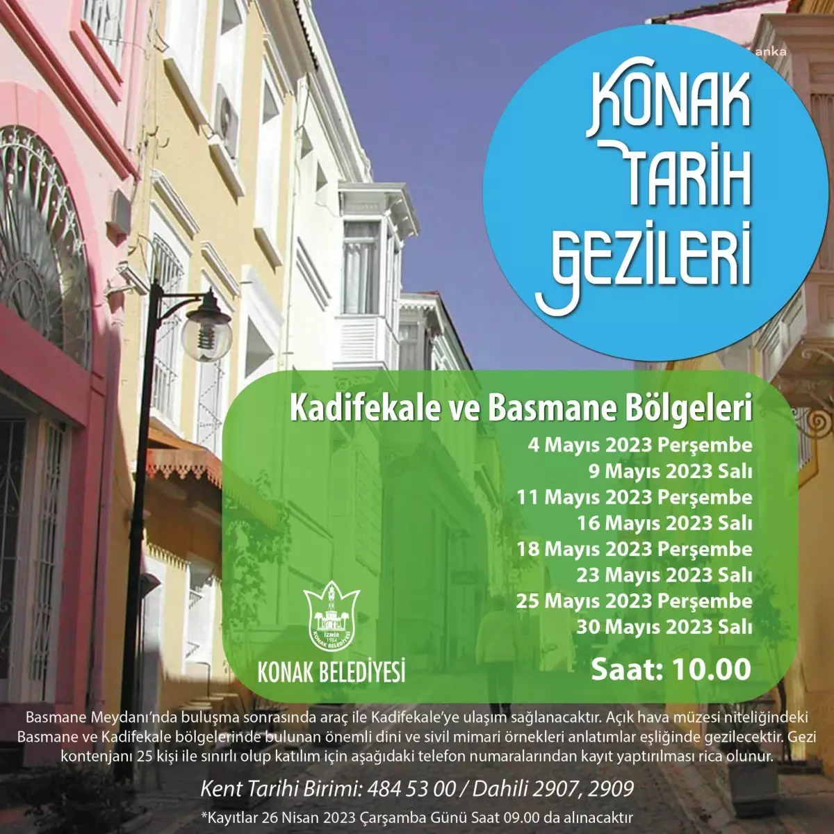 Konak Belediyesi\'nin \'Konak Tarih Gezileri\' başladı