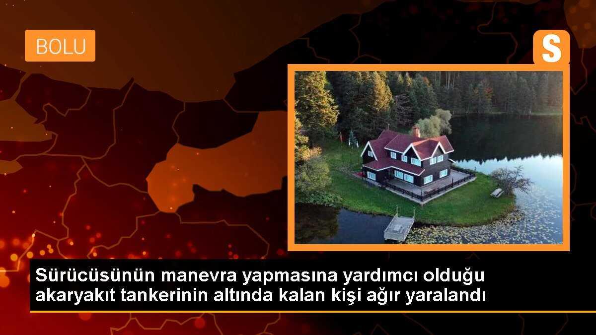 Tır sürücüsü akaryakıt tankeri altında kalarak ağır yaralandı