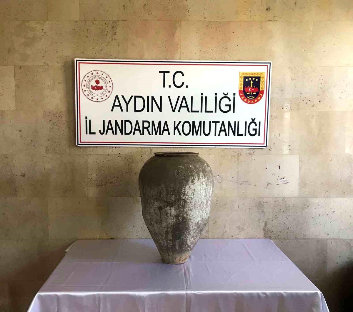 Aydın\'da Tarihi Eser Niteliğindeki Küpü Satmaya Çalışan Şüpheli Yakalandı