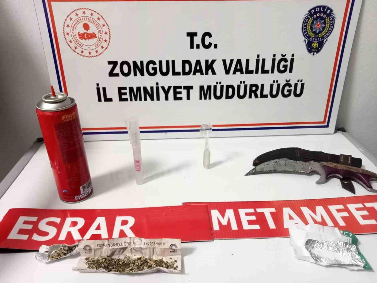 Zonguldak\'ta 5 TL\'lik kağıt banknotunda uyuşturucu bulundu
