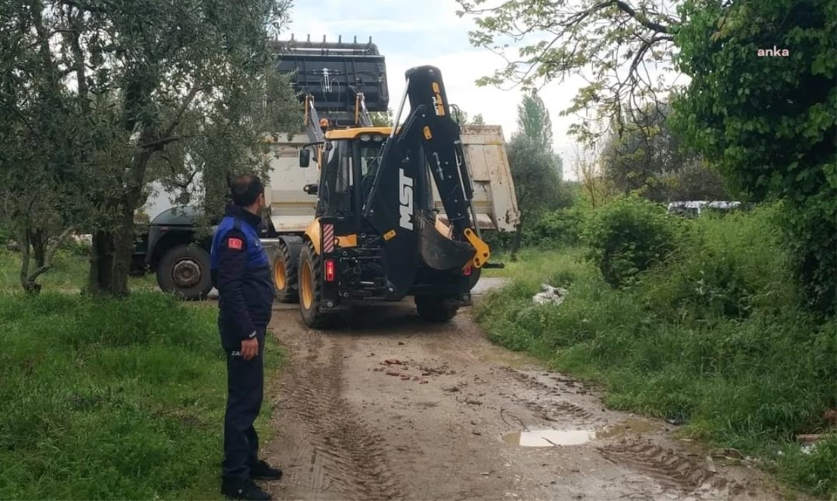 Gemlik Belediyesi Tadilat Atıklarına Yönelik Denetimlerini Sıklaştırdı