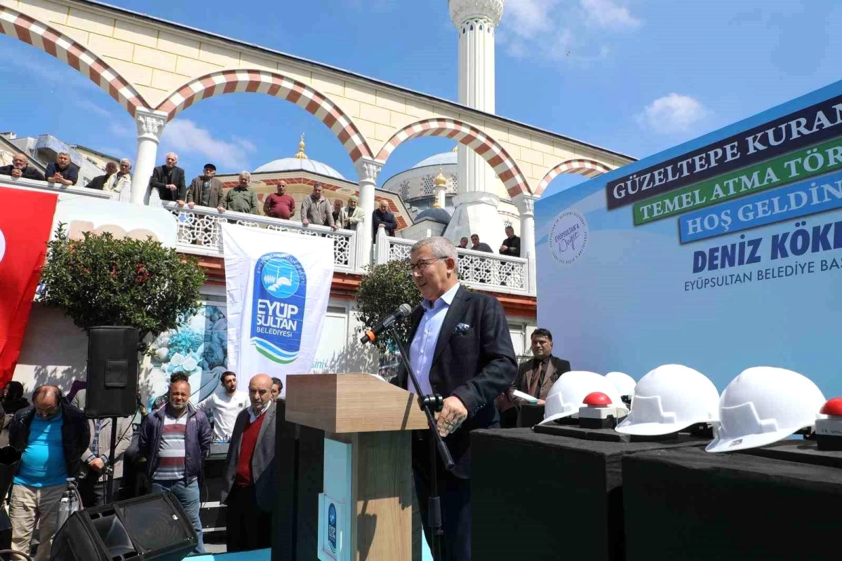 Eyüpsultan Belediyesi Güzeltepe Kuran Kursu için temel attı