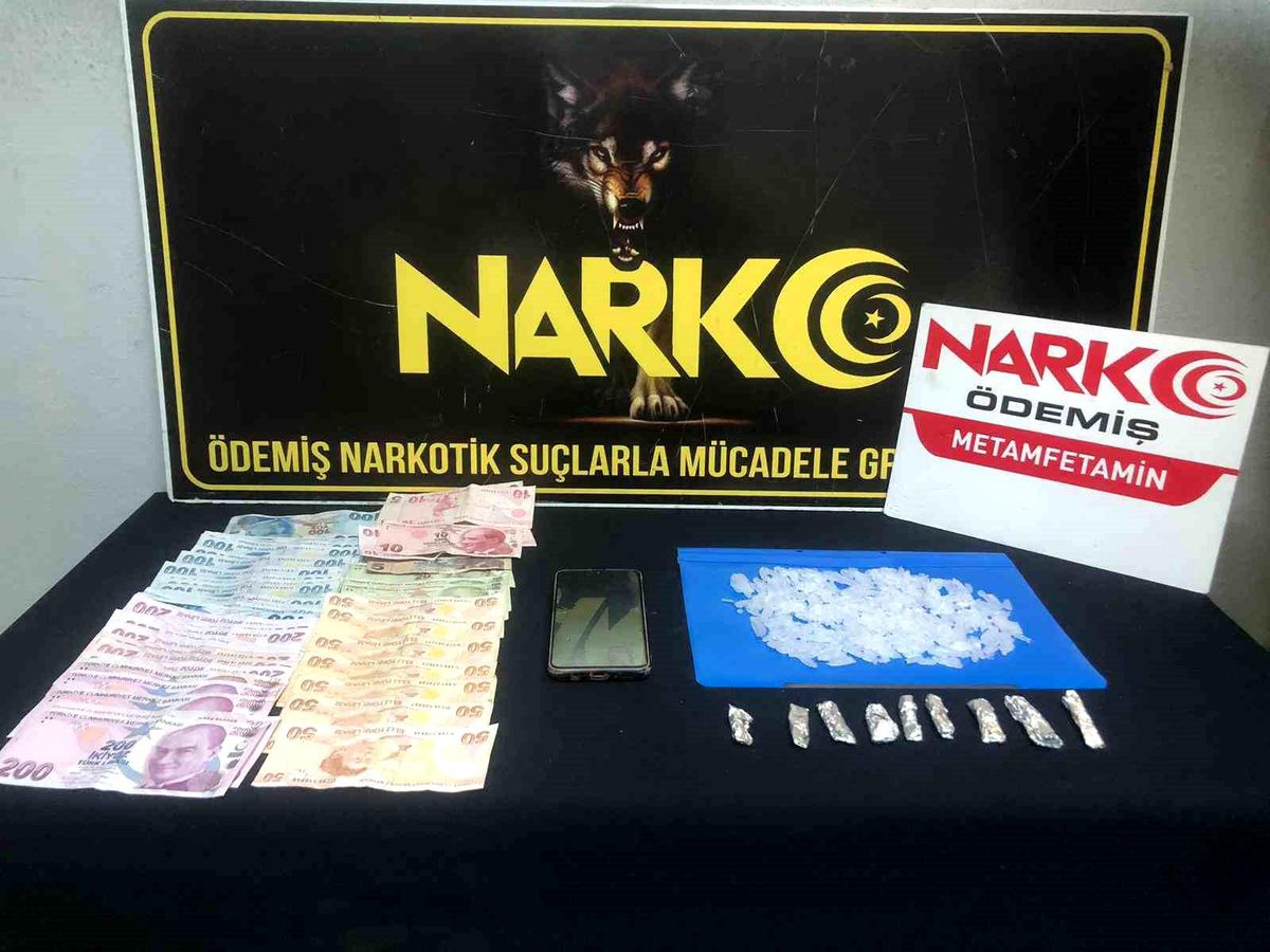 İzmir Ödemiş\'te Metamfetamin Operasyonu: Şüpheli Tutuklandı