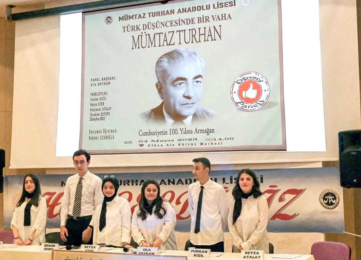 Erzurum\'da Mümtaz Turhan Anadolu Lisesi öğrencileri panel düzenledi