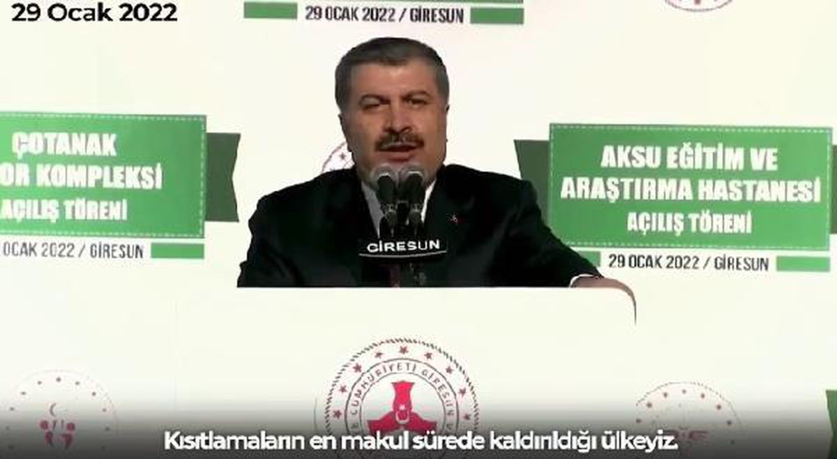 Sağlık Bakanı Fahrettin Koca: \'Tedavi Rehberini\' DSÖ\'den önce yayınladık