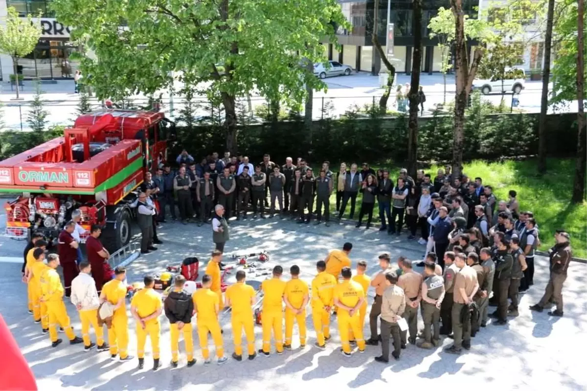 Düzce\'de muhtemel orman yangınlarına karşı eğitim